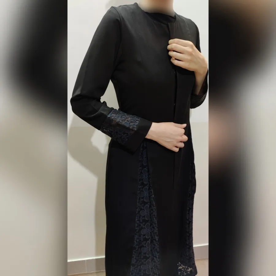 مانتو بلند مشکی