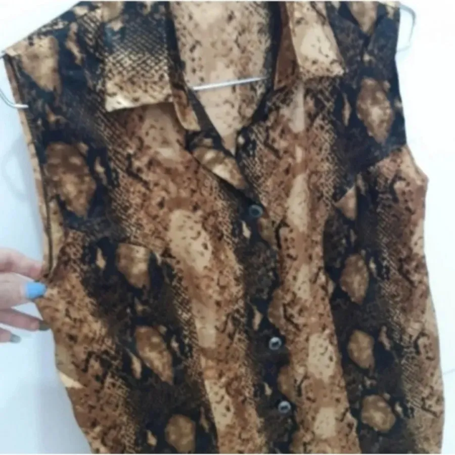 تاپ حلقه ای پلنگی