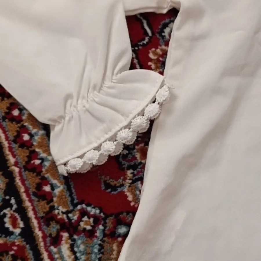 شومیز سفید دخترانه