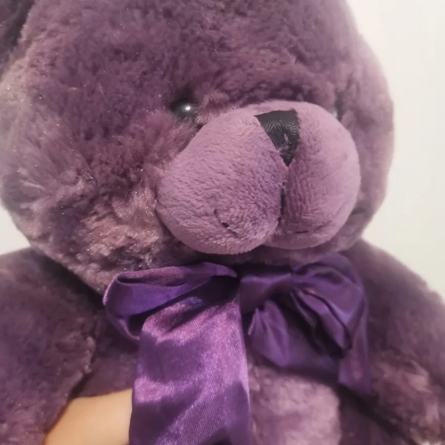 عروسک خرسی بنفش