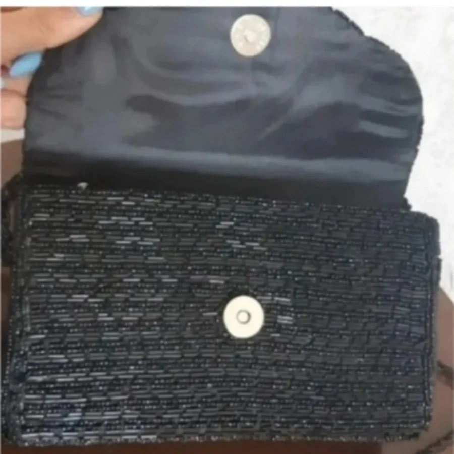 کیف ملیله دوزی مشکی