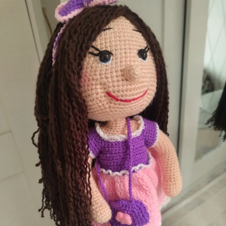 عروسک قلاب بافی بزرگ