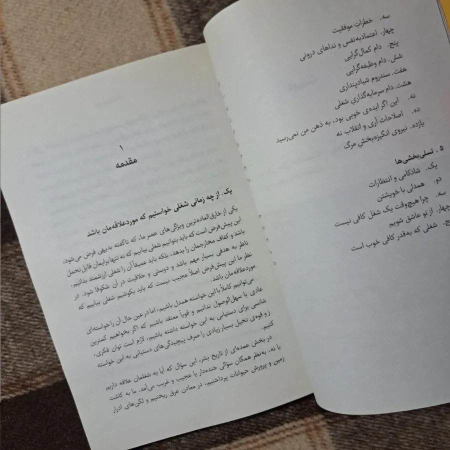 کتاب شغل موردعلاقه