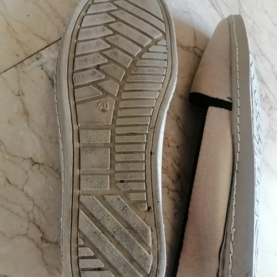 کفش پارچه ای کرم