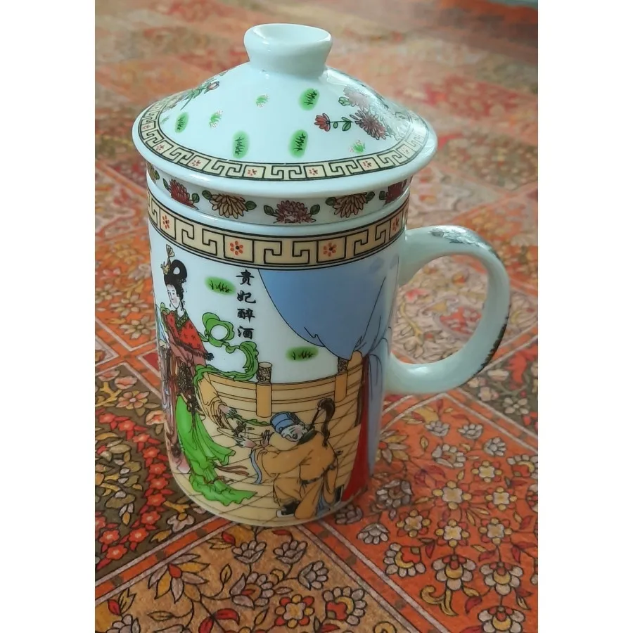 لیوان دمنوش دربدار سه تکه