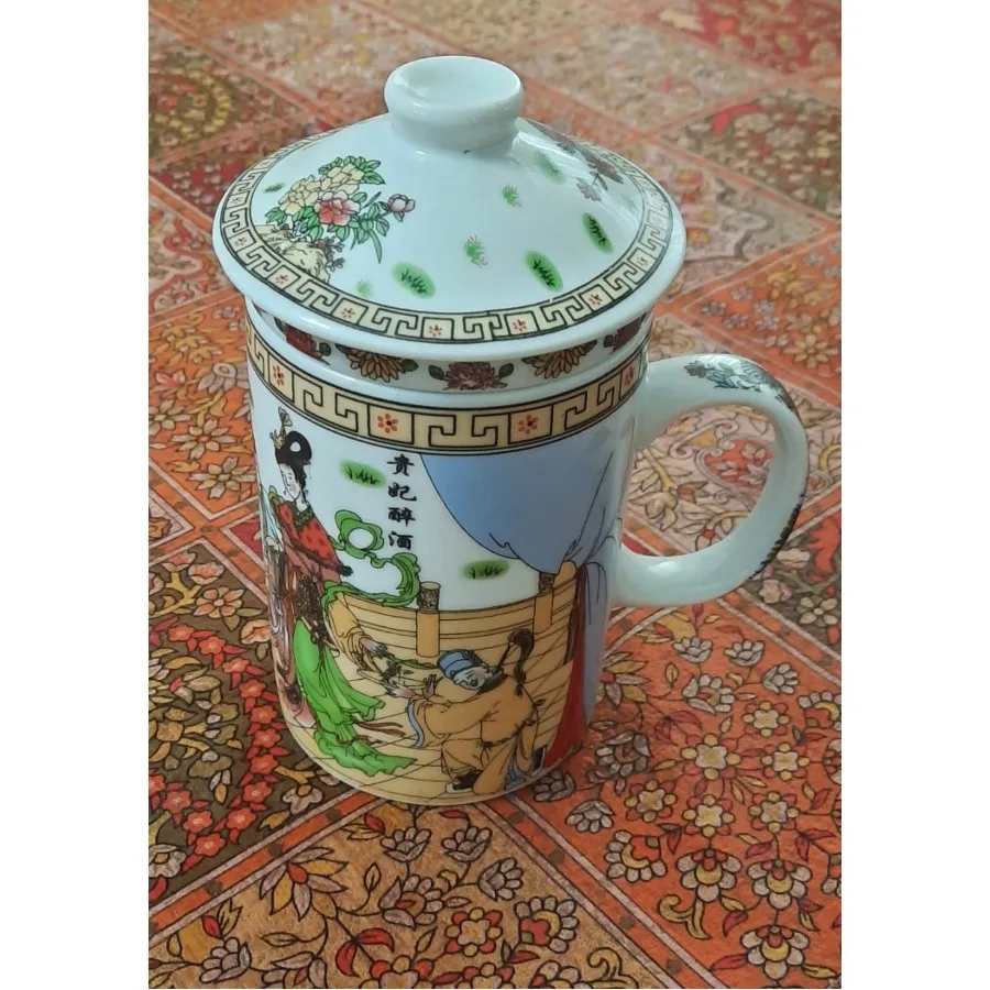 لیوان دمنوش دربدار سه تکه