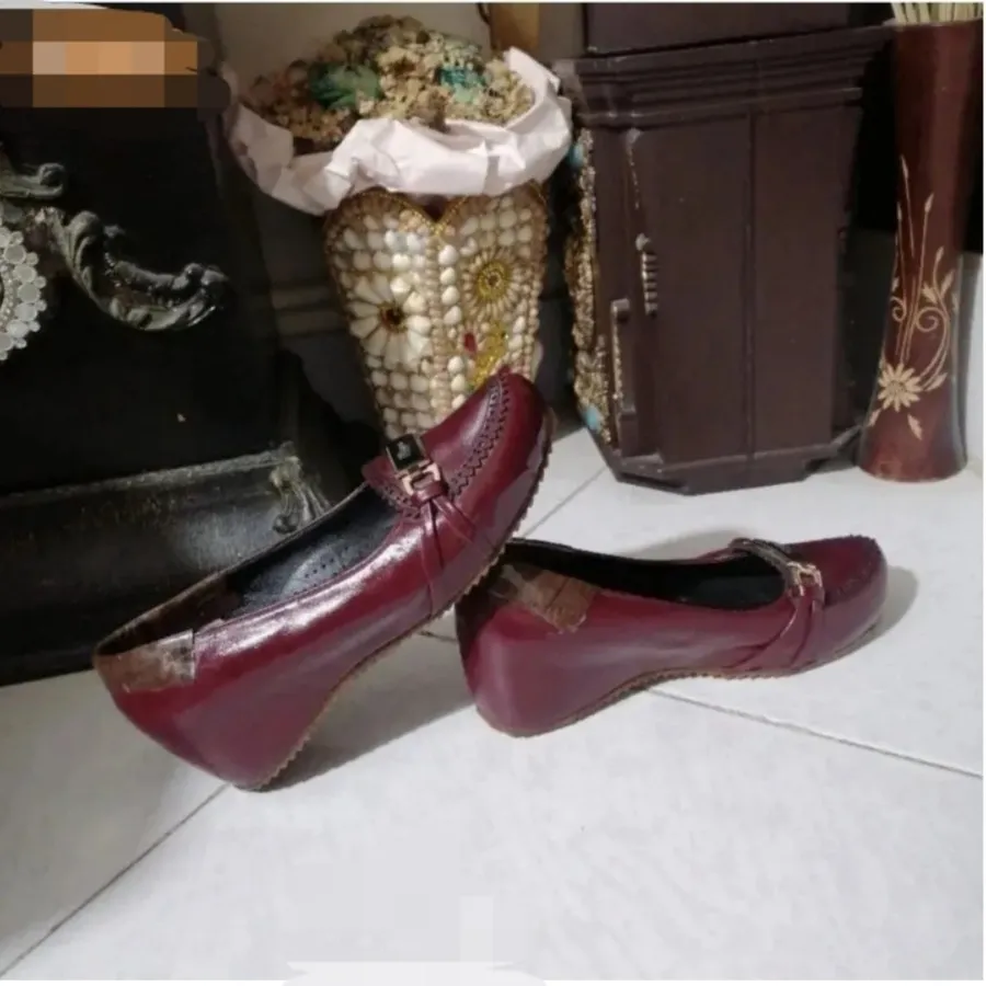 کفش زرشکی