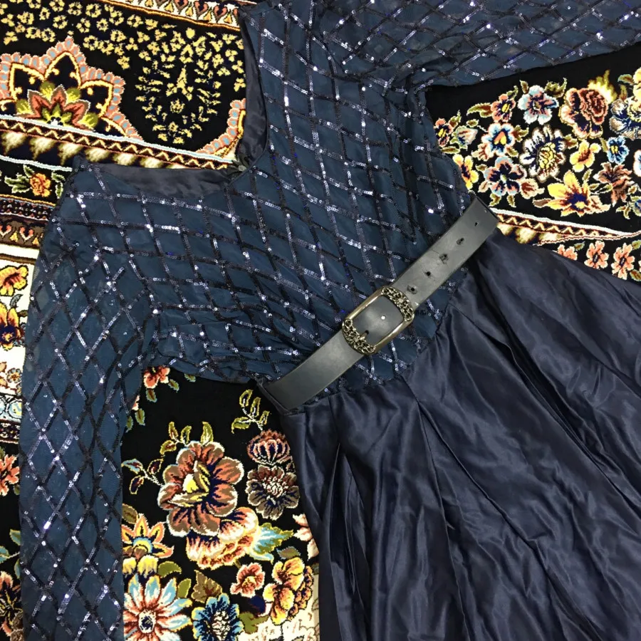 لباس مجلسی سرمه ای شیک