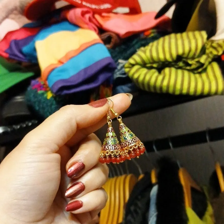 گوشواره برنجی هندی
نو✅️