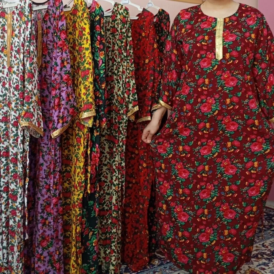 پیراهن ترکمن طلاکوب