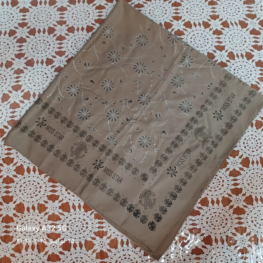 3 عدد روسری ساتن ابریشم