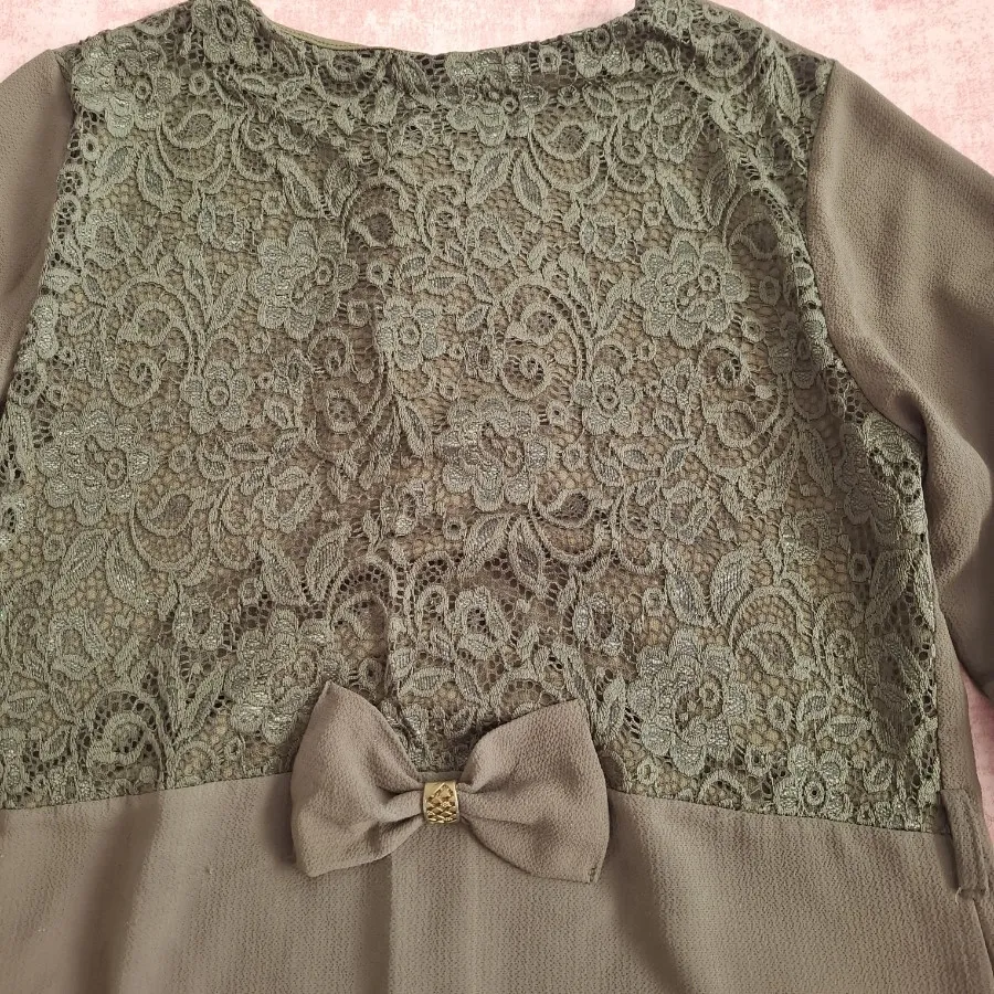 شومیز سبز گیپور