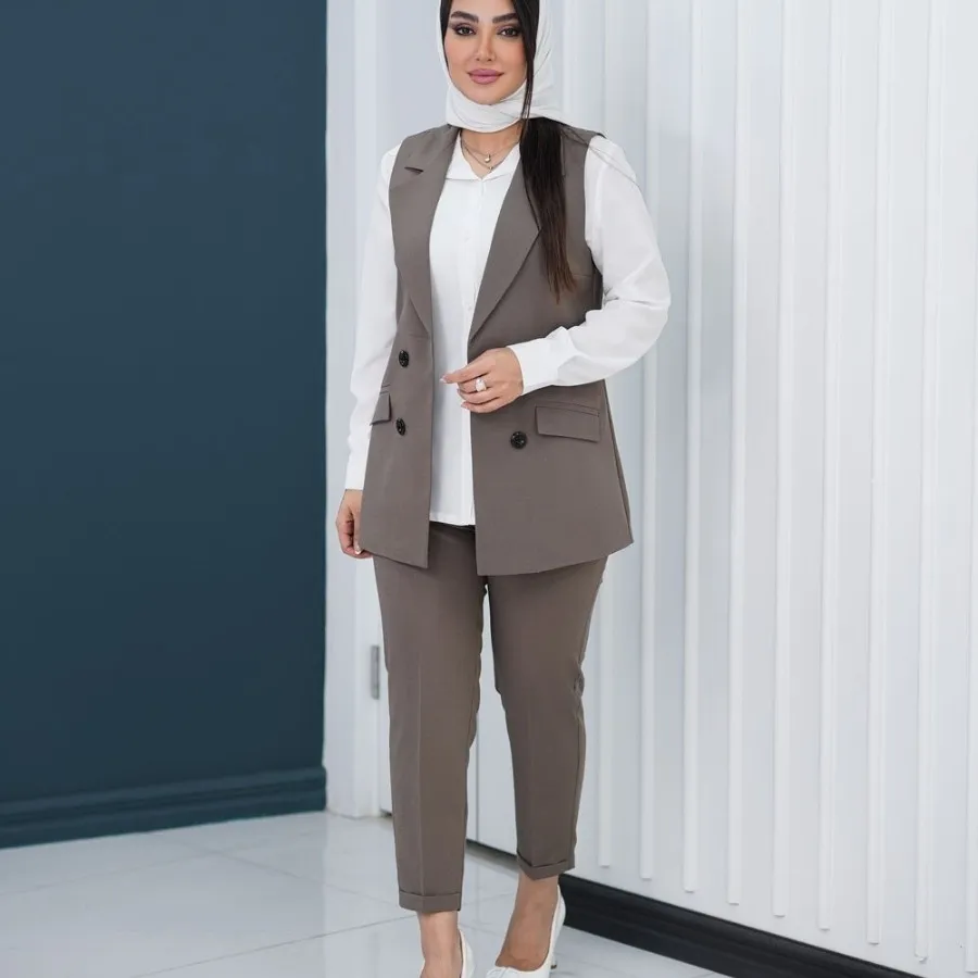 ست سه تکه وست شومیز شلوار