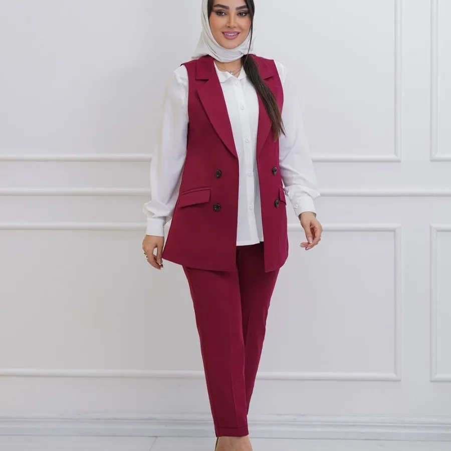 ست سه تکه وست شومیز شلوار