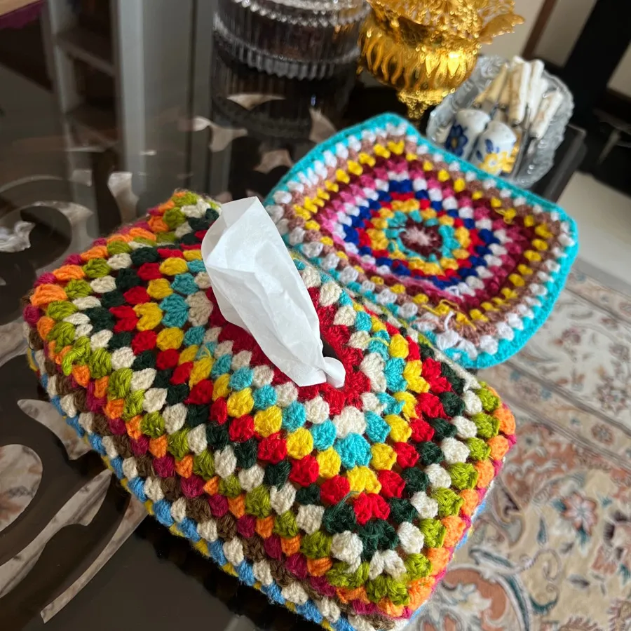 جا دستمال کاغذی توبشقابی