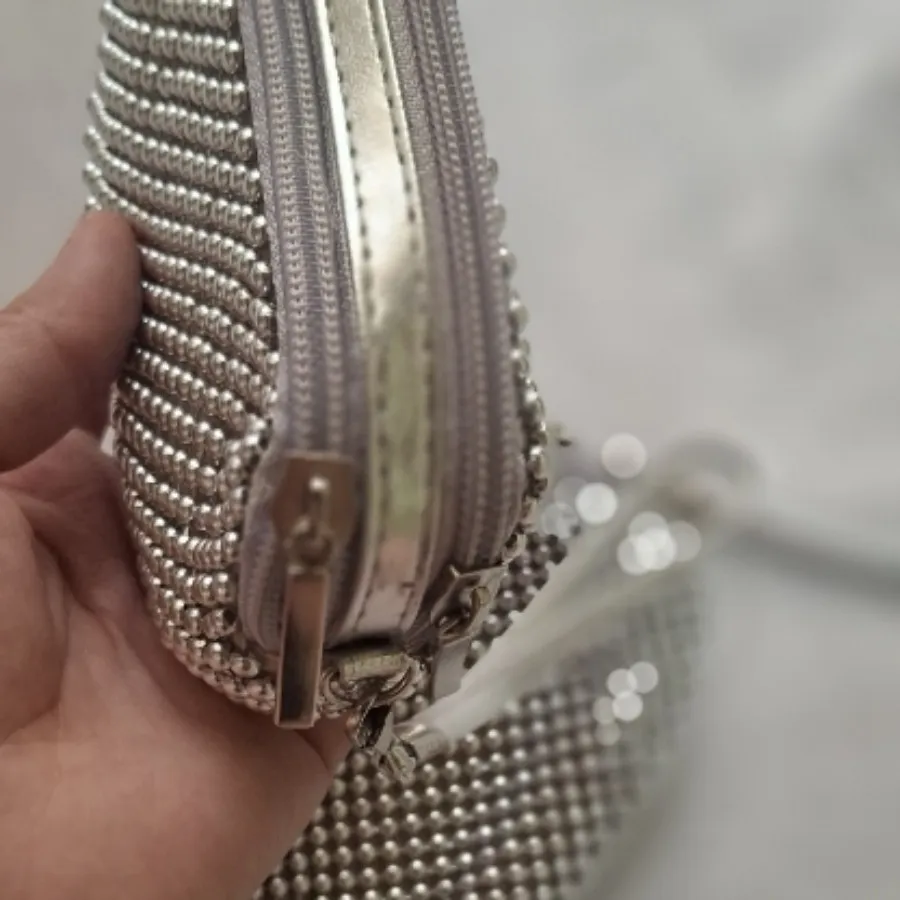 کیف کوچولو نقره ای