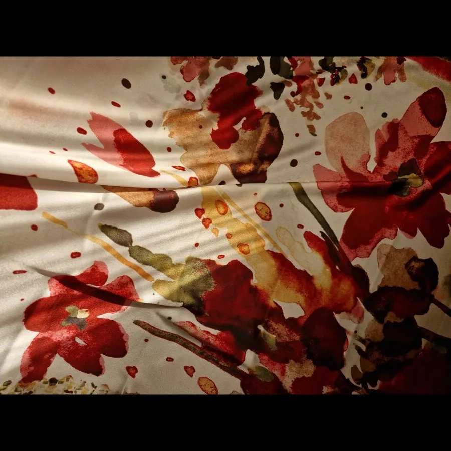روسری ساتن آبرنگی