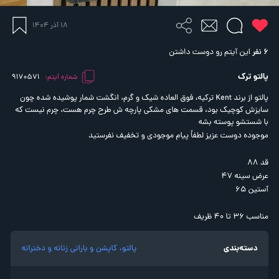 پالتو ترک