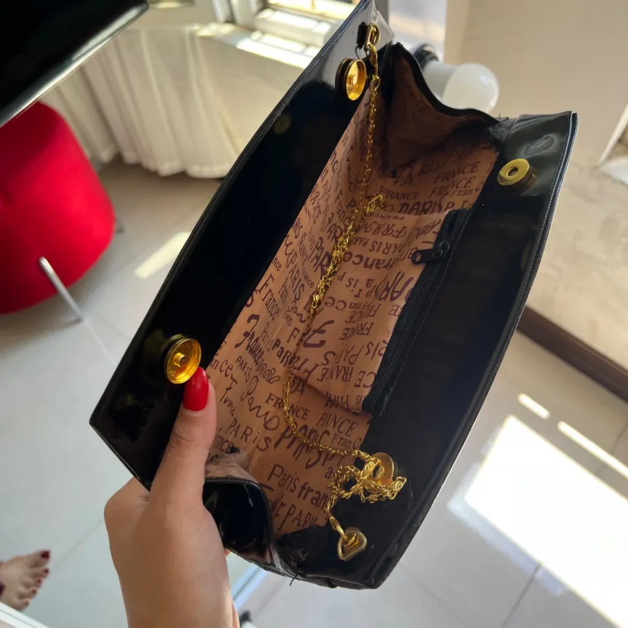 کیف ورنی مشکی