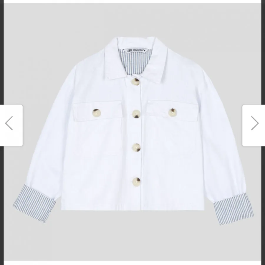 کت لینن سفید زارا zara