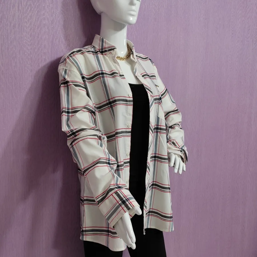 شومیز چارخونه وارداتی