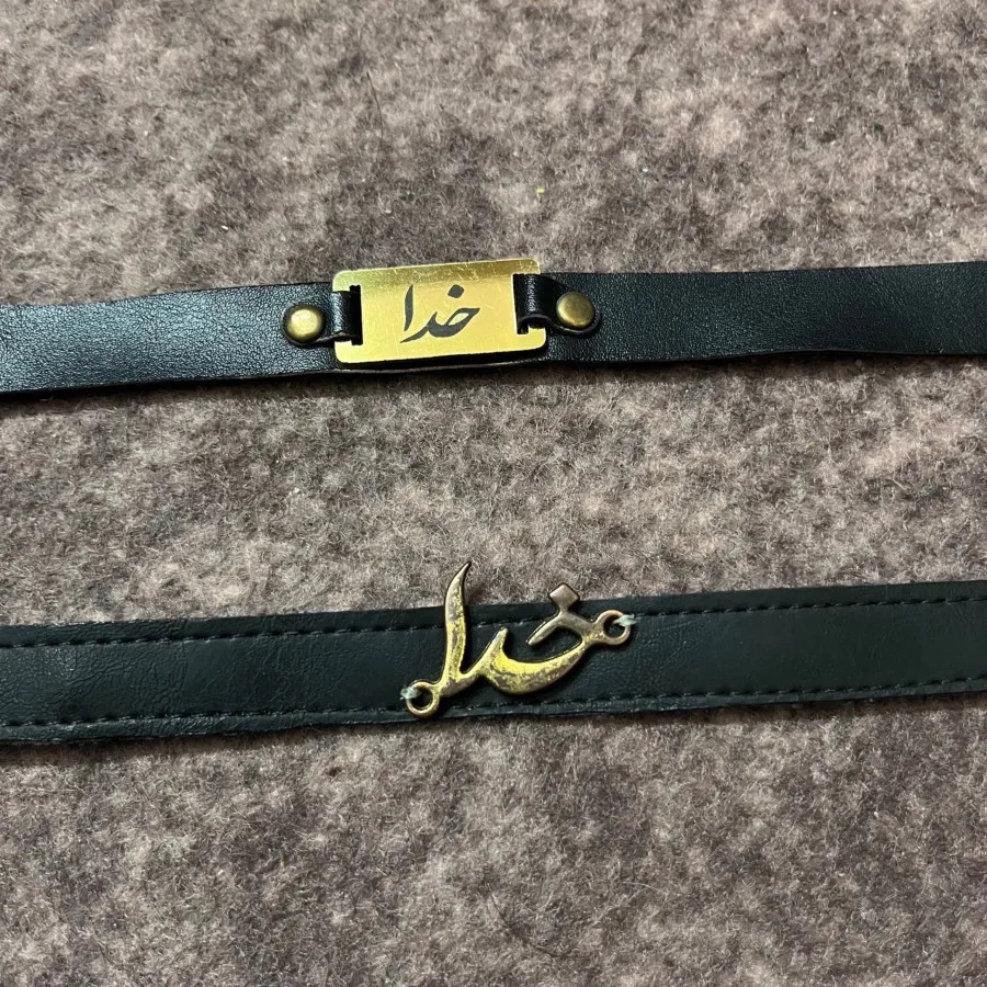 دستبند چرم مصنوعی