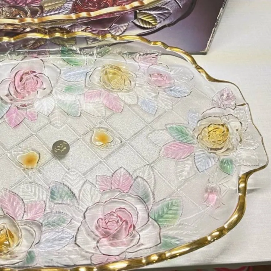 سینی پذیرایی طلاکوب سوگا