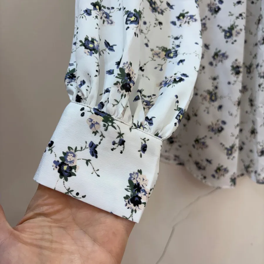 شومیز ابریشم سفید