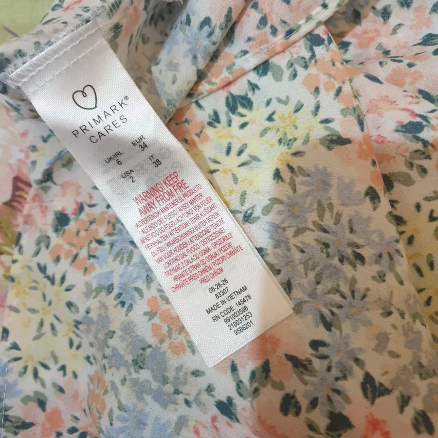 تاپ گلدار Primark