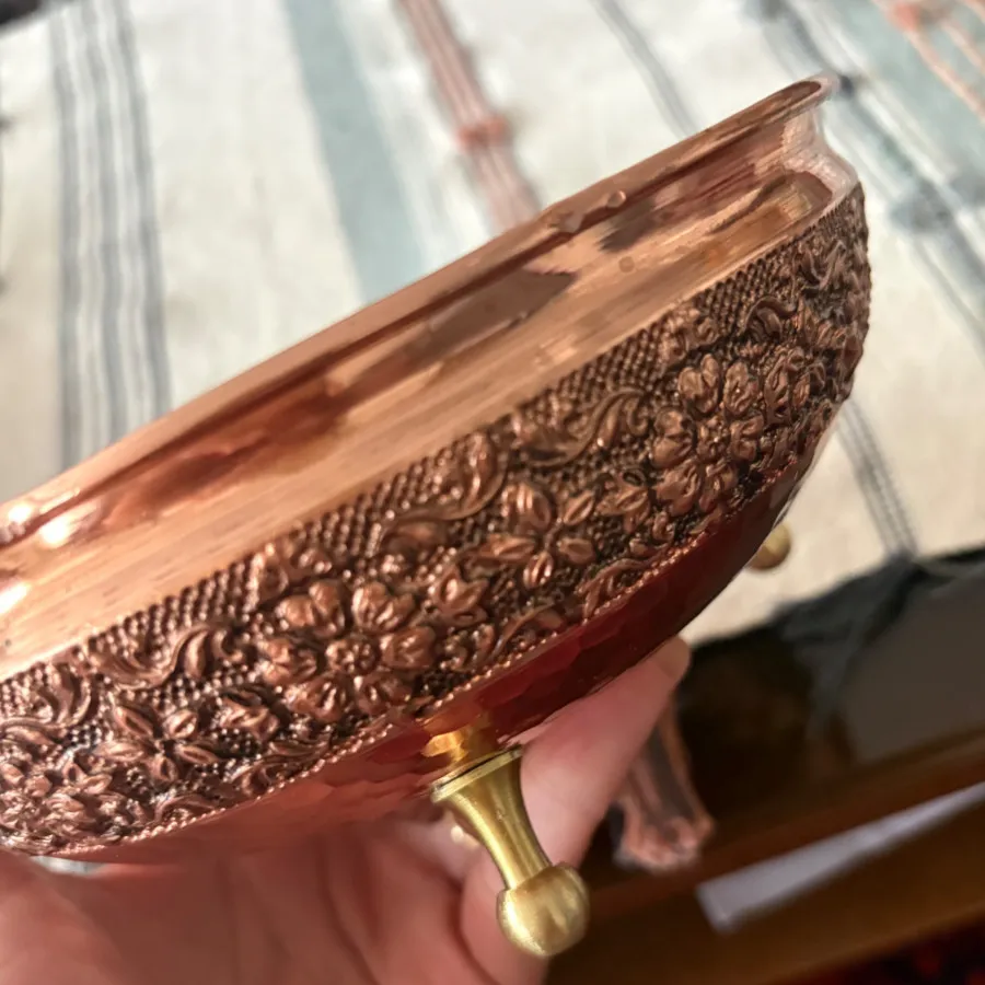 شکلات و آجیلخوری مسی