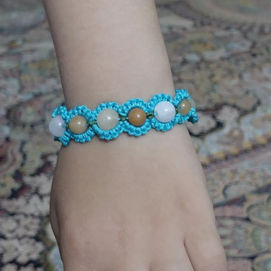 دستبند سنگ طبیعی