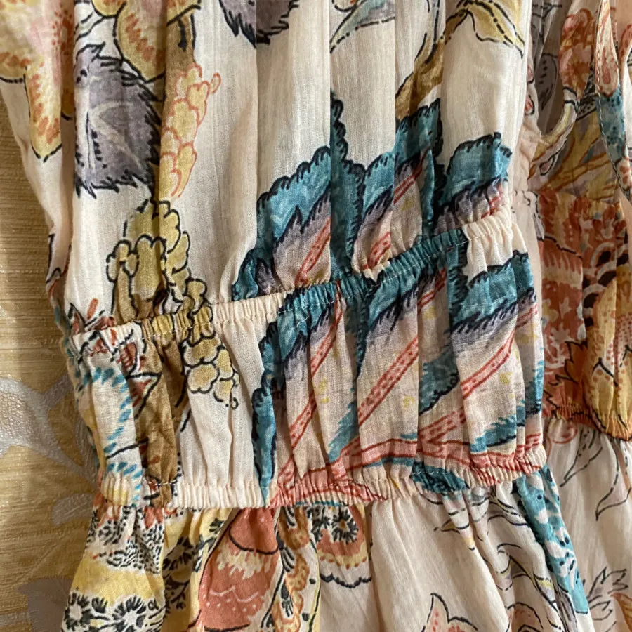 شومیز حریر نخ اچ اند ام