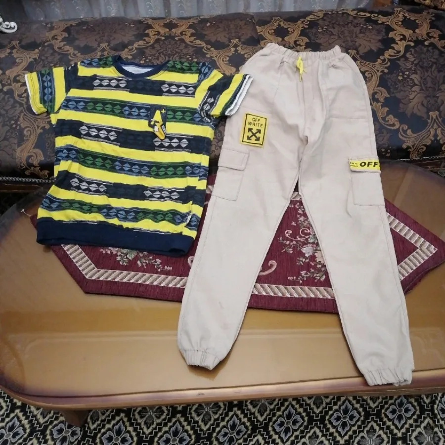ست شلوار و تیشرت بچگانه