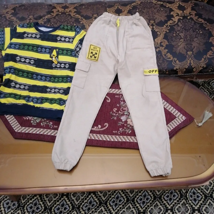 ست شلوار و تیشرت بچگانه