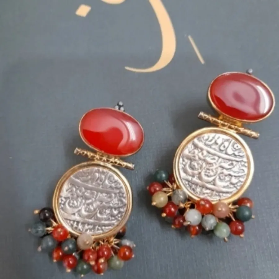 گوشواره نقره/ نو/ دستساز