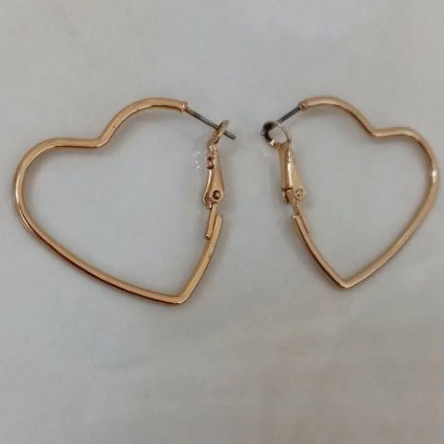 گوشواره حلقه ای قلبی