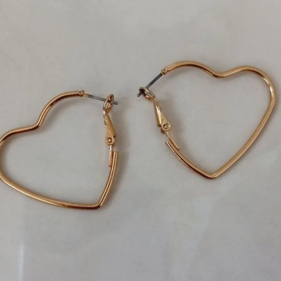 گوشواره حلقه ای قلبی