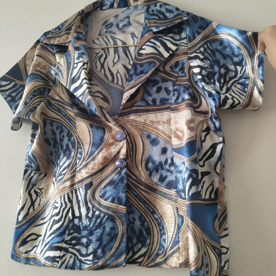 بلوز ساتن وینتج