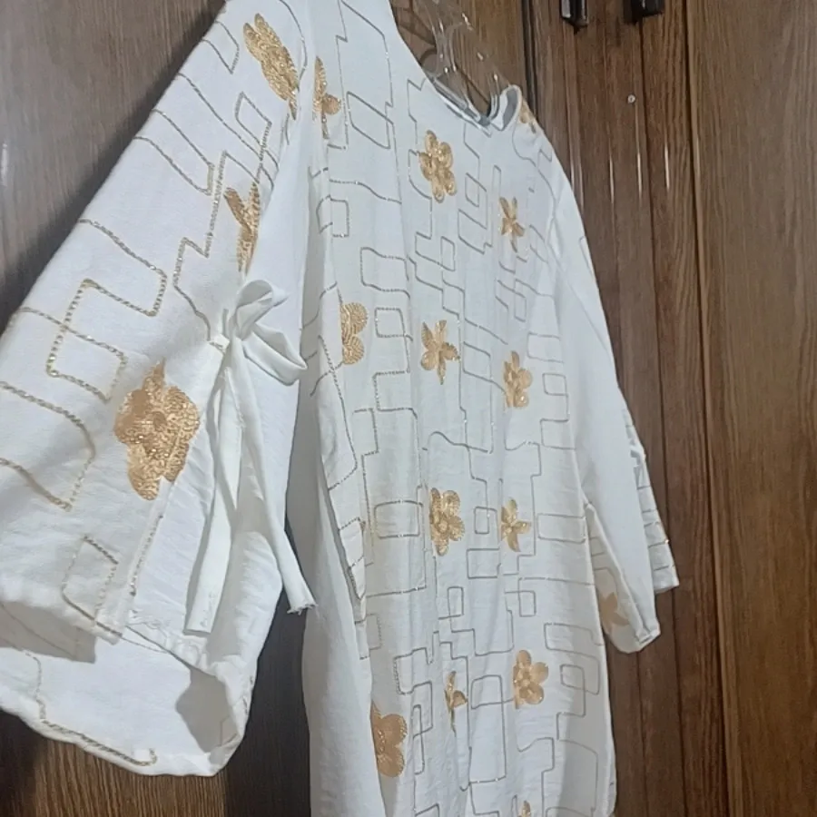 شومیز طلا کوب مجلسی