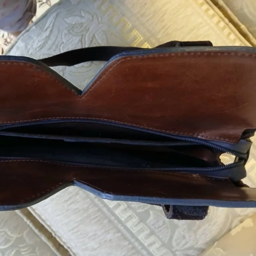 کیف ابی خاکستری جیر دکمه