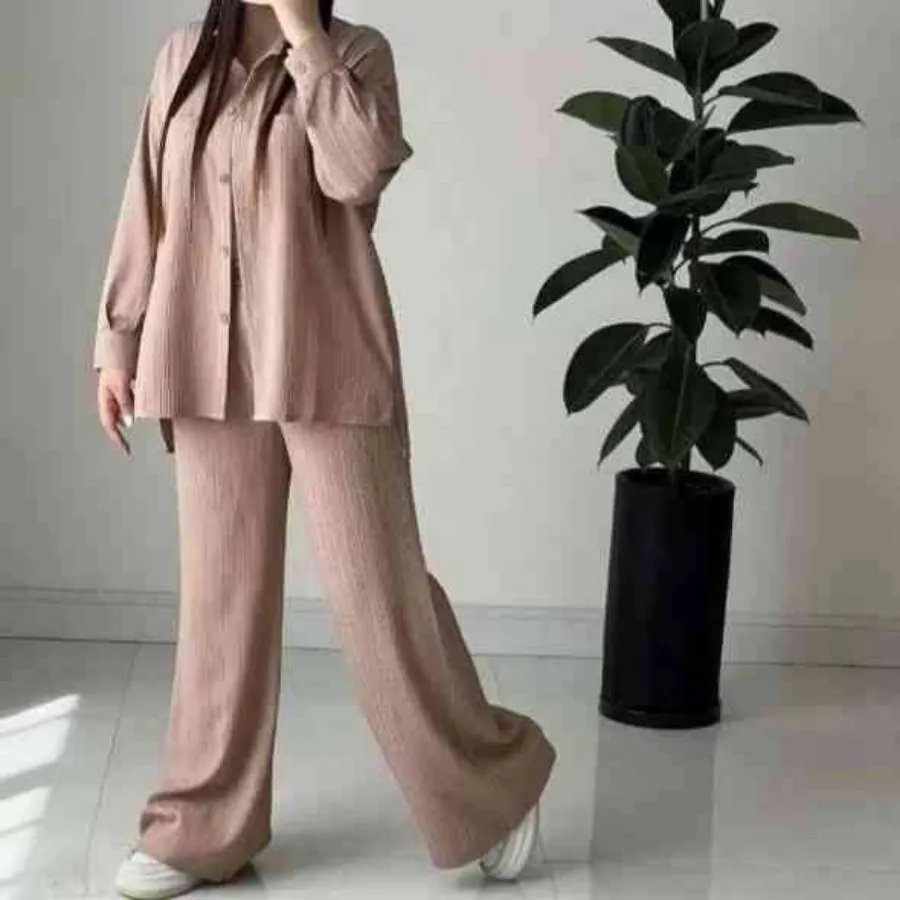 ست مانتو شلوار کراش