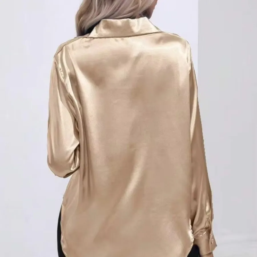 شومیز ساتین سیلک کلسی