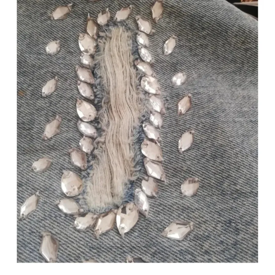 شلوار جین سنگدوزی ترک