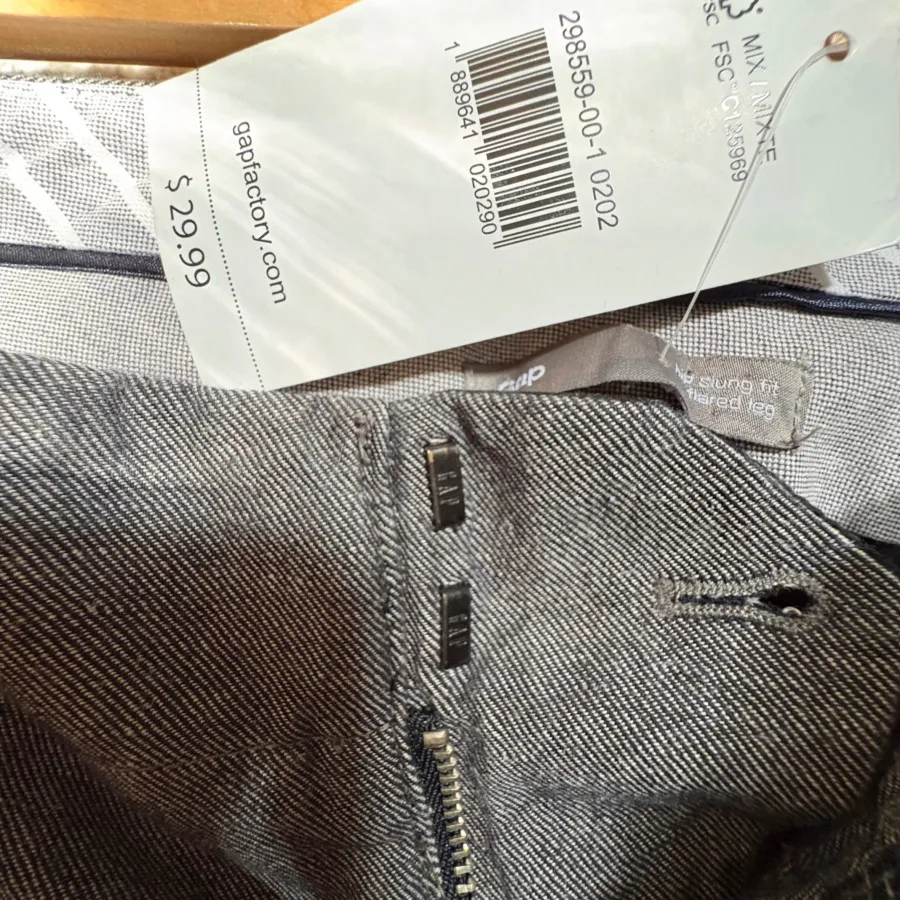 شلوار لینن برند GAP