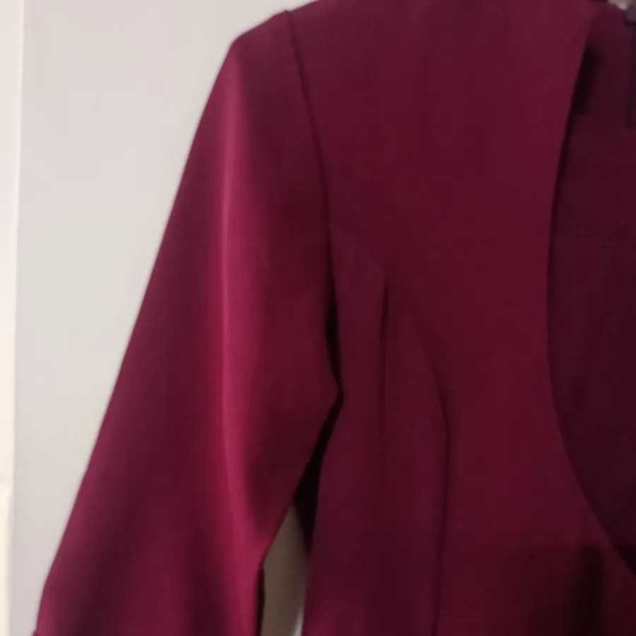 پیراهن مجلسی زرشکی