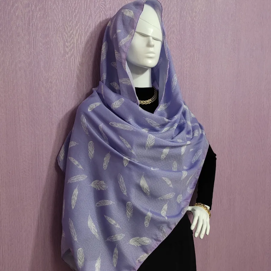 شال یاسی طرح پر