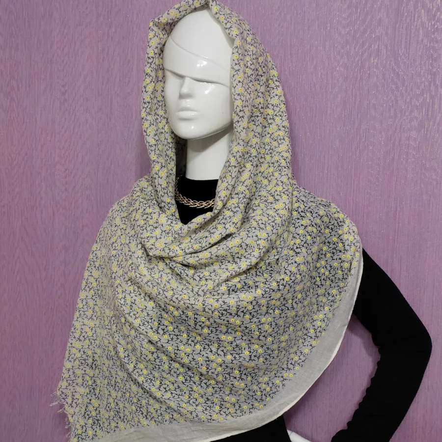 شال نخی گل ریز وارداتی