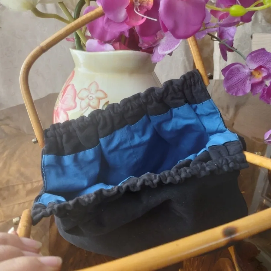 کیف مخمل خلرجی دسته چوبی