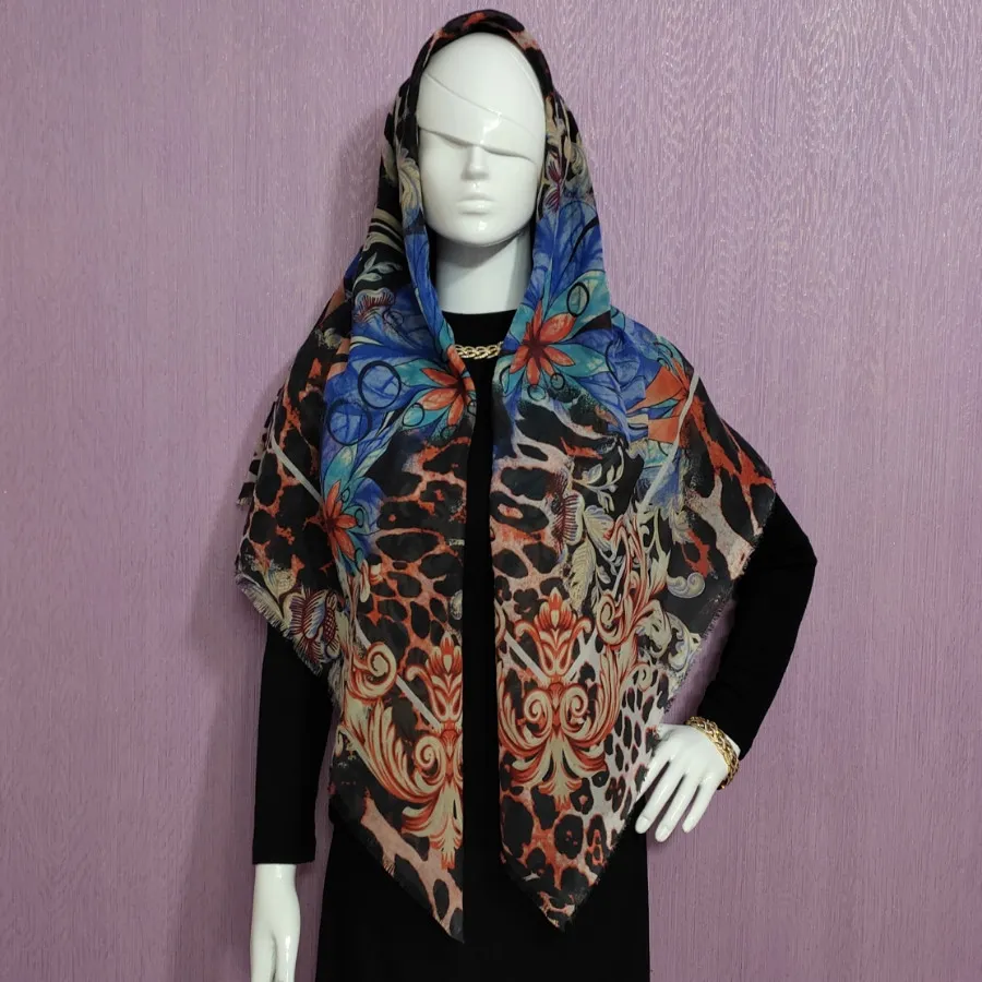 روسری نخی ژاکارد