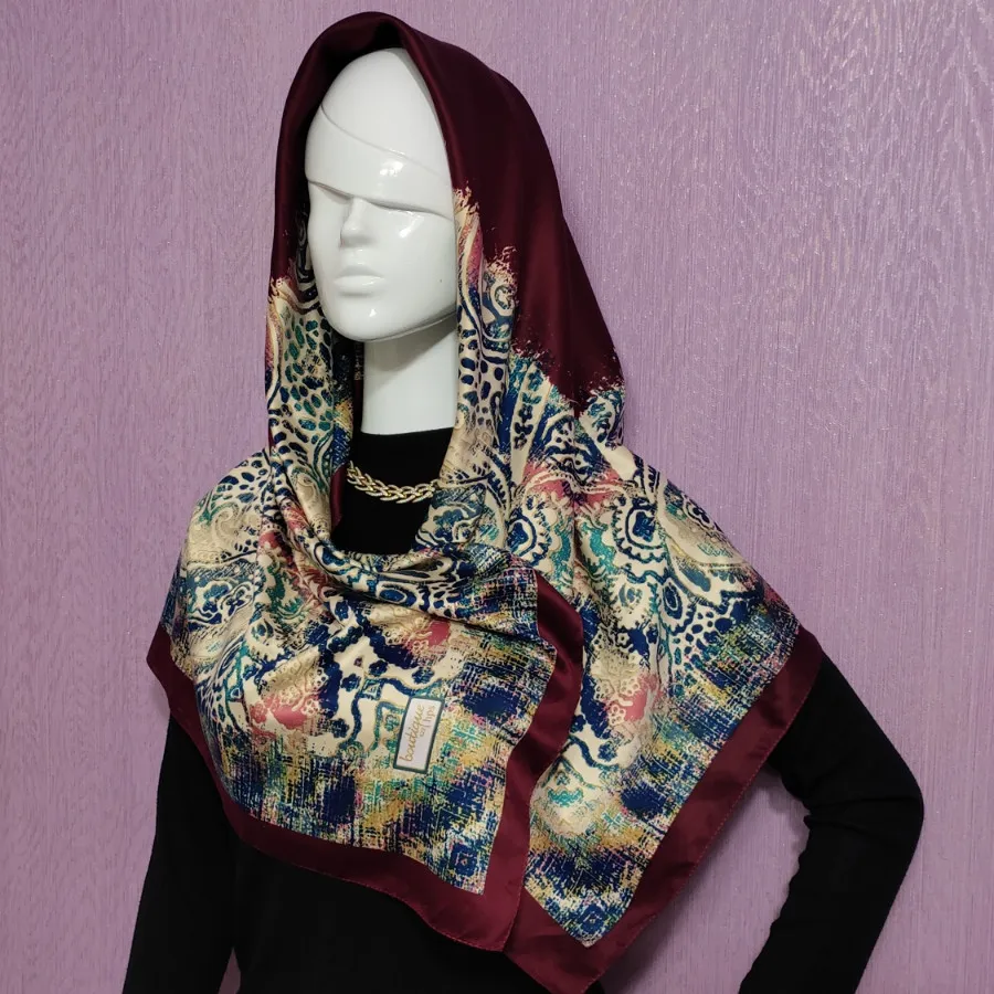 روسری ساتن برند Boutique